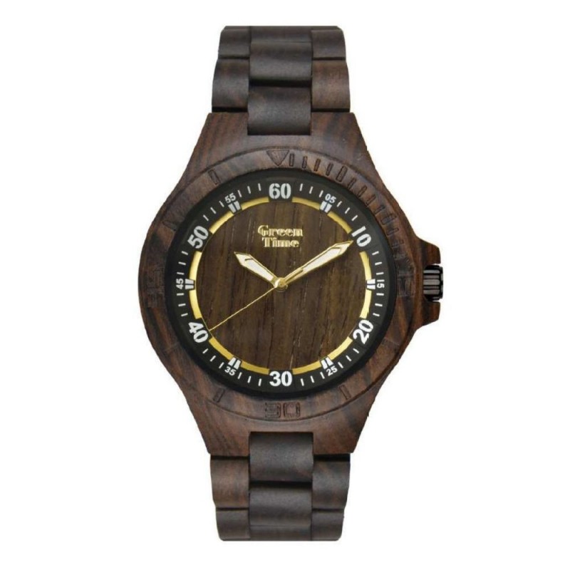 MONTRE GREEN TIME EN BOIS 