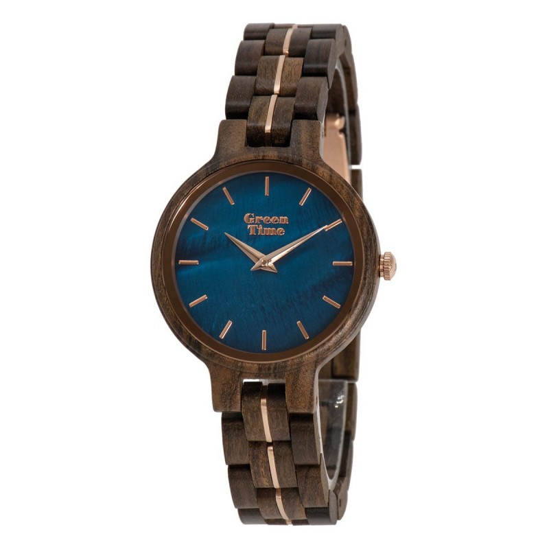 MONTRE GREEN TIME EN BOIS