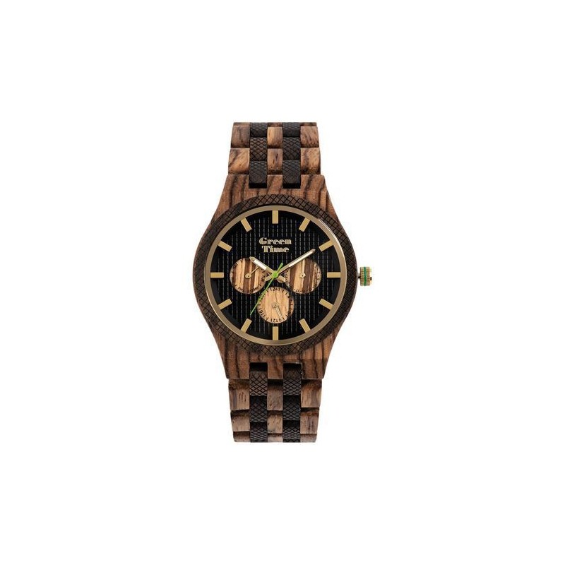 MONTRE GREEN TIME EN BOIS 