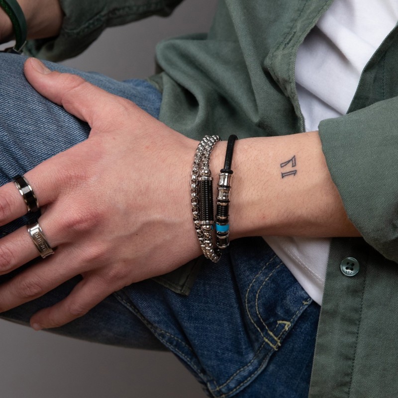 Bracelet Homme Phebus acier 