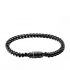 bracelet homme Diesel en acier noir