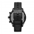 Montre Diesel homme acier bracelet cuir noir 