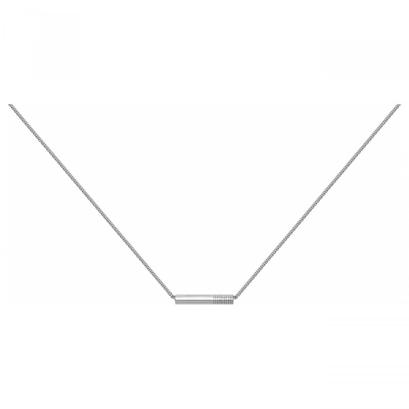 Collier Phebus acier argenté 