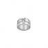 Bague Femme Guy Laroche double aneaux argent 925/000 et oxydes de zirconium 