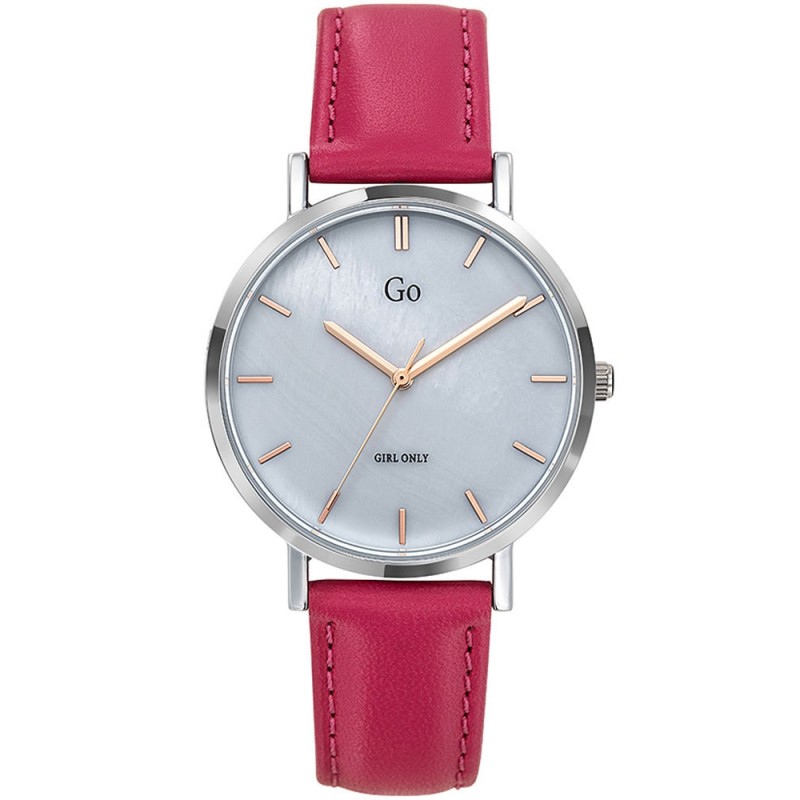 MONTRE GO CUIR ROSE