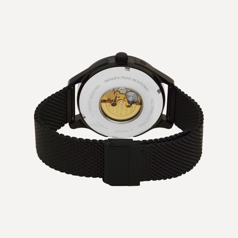 Montre montignac automatique noire 