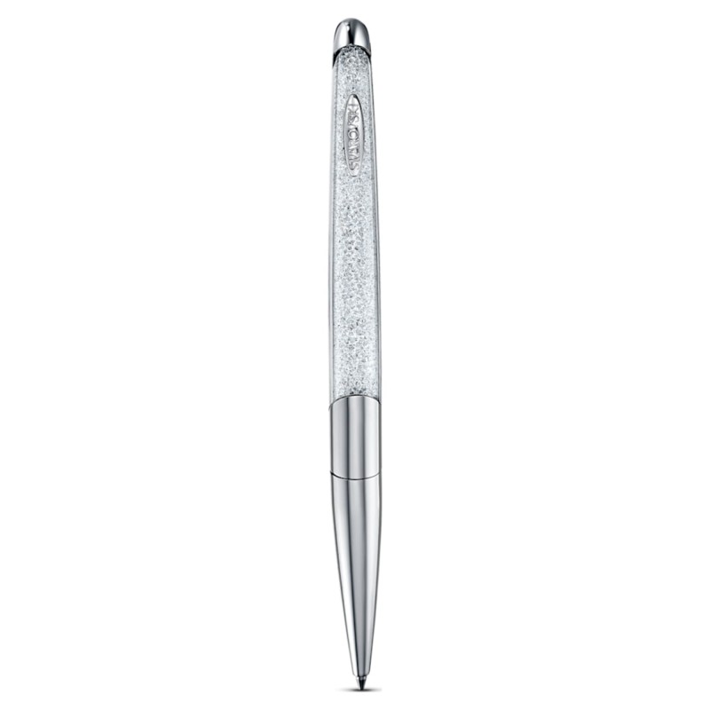Stylo à bille Swarovski Crystalline Nova métal couleur argent