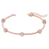 Bracele CONSTELLATION Swarovski en métal doré rose 