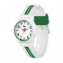 Montre femme TEEN/RIDER BRACELET SILICONE BLANC ET vert 