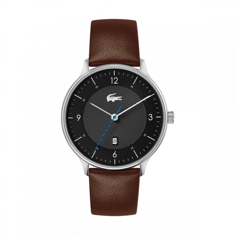 Montre Homme Lacoste Club bracelet cuir marron