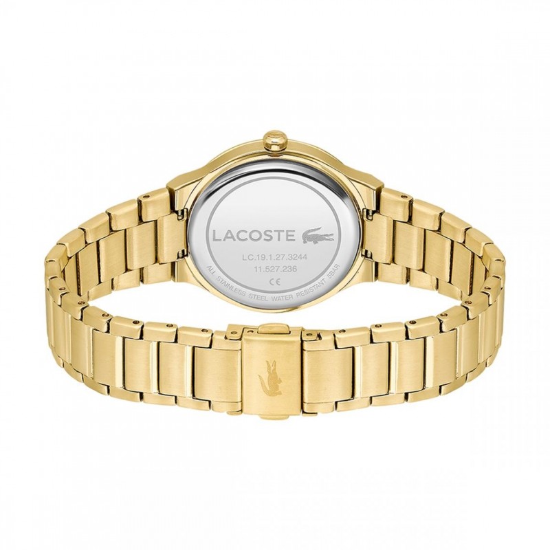 Montre Femme Lacoste Chelsea acier doré rose