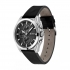Montre homme boss bracelet cuir noir et cadran noir