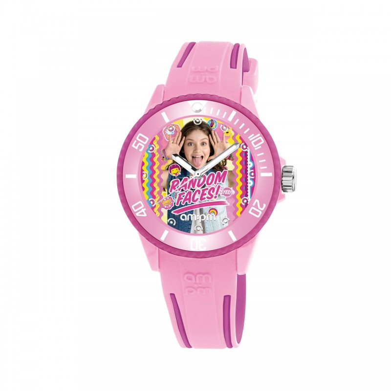 Montre AM:PM rose Soy luna