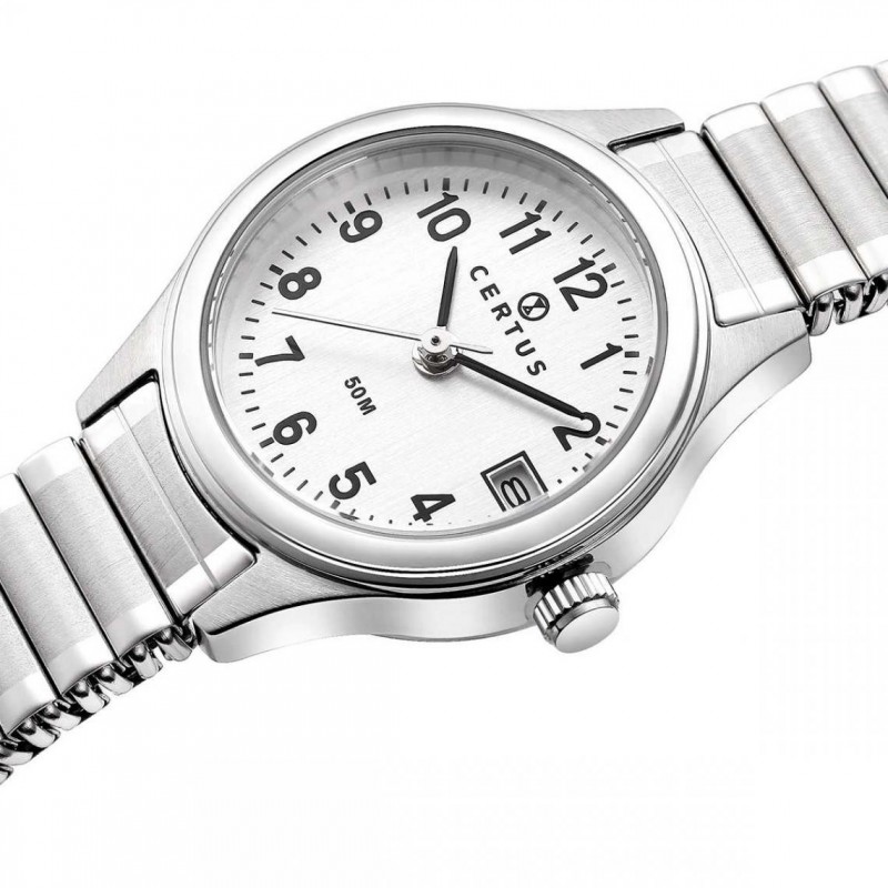 Montre femme Certus acier couleur argent