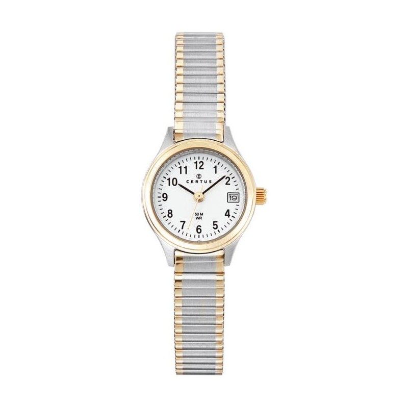 Montre femme Certus acier bicolore