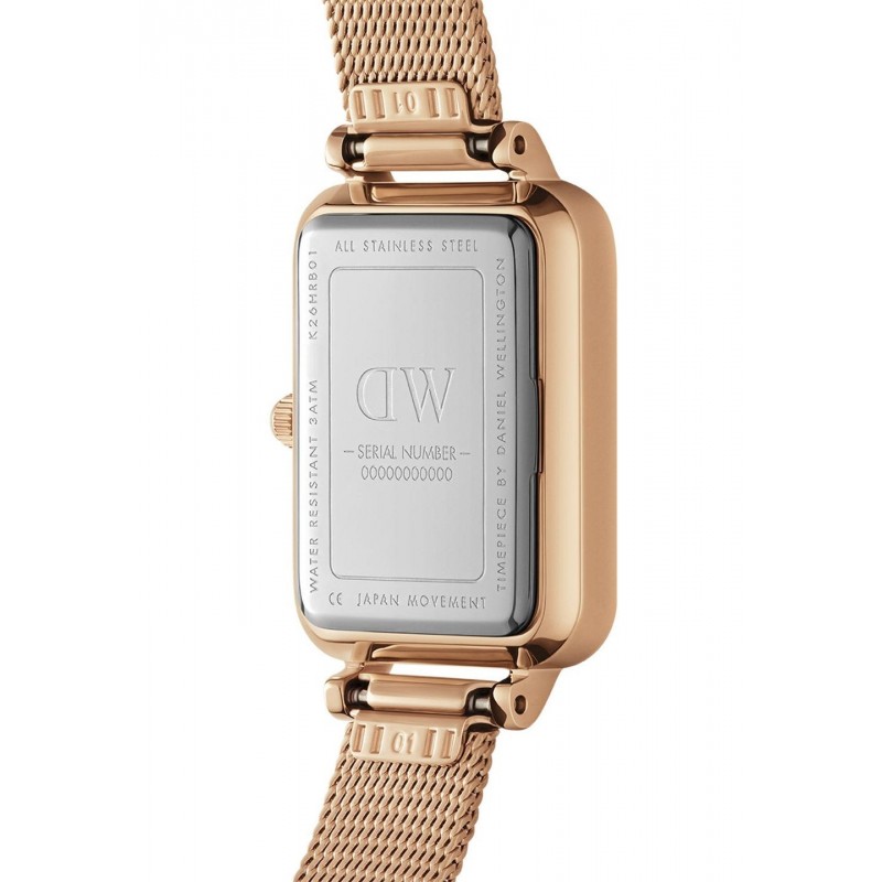 Montre Femme Daniel Wellington en acier doré rose