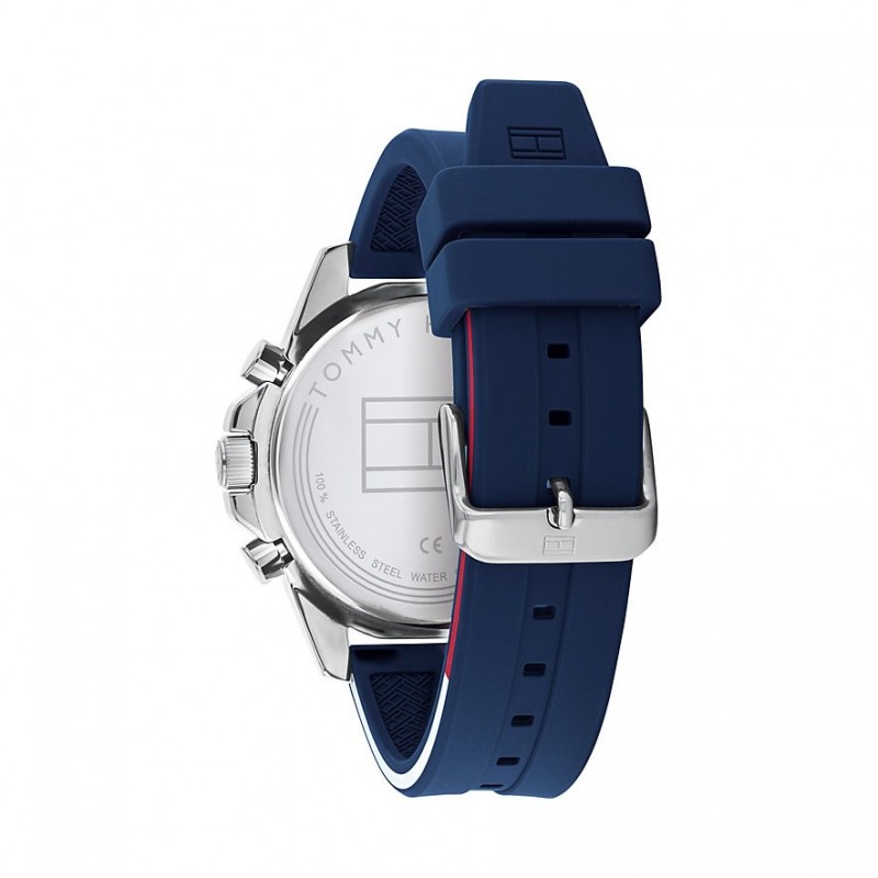 Montre homme tommy hilfiger silicone bleu