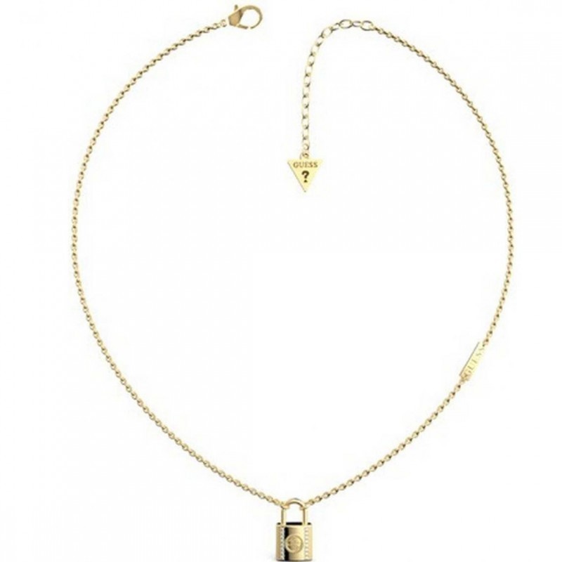 Collier doré cadenas Guess