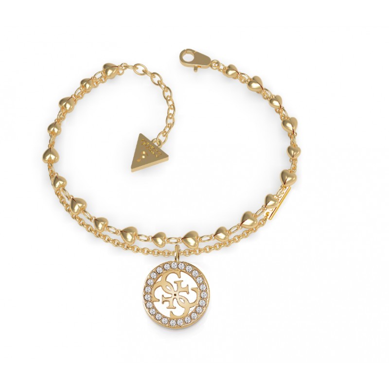 Bracelet doré avec pendentif de la marque Guess