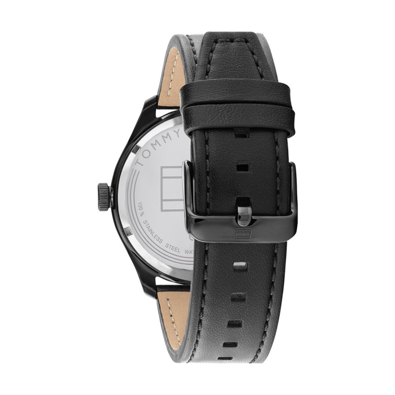 Montre automatique homme tommy hilfiger noire