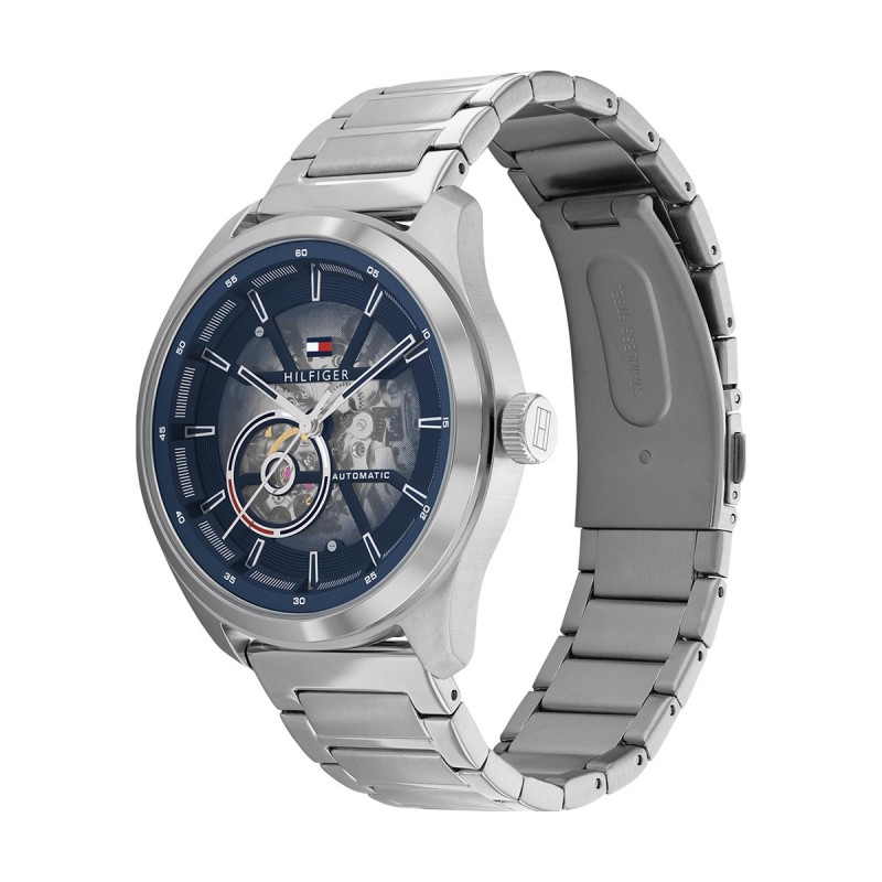 Montre automatique homme tommy hilfiger noire