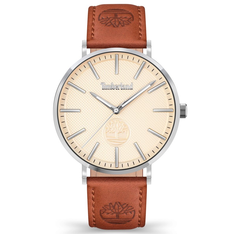 Montre Homme Timberland Kinsley cuir marron