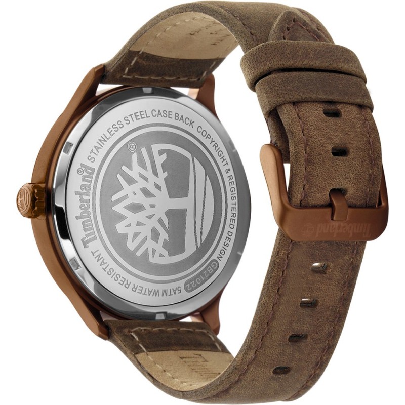 Montre Homme Timberland Southford cuir marron