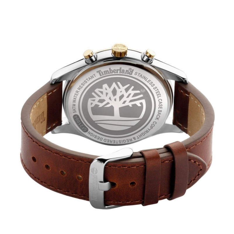 Montre Homme Timberland Demarest marron et bleu