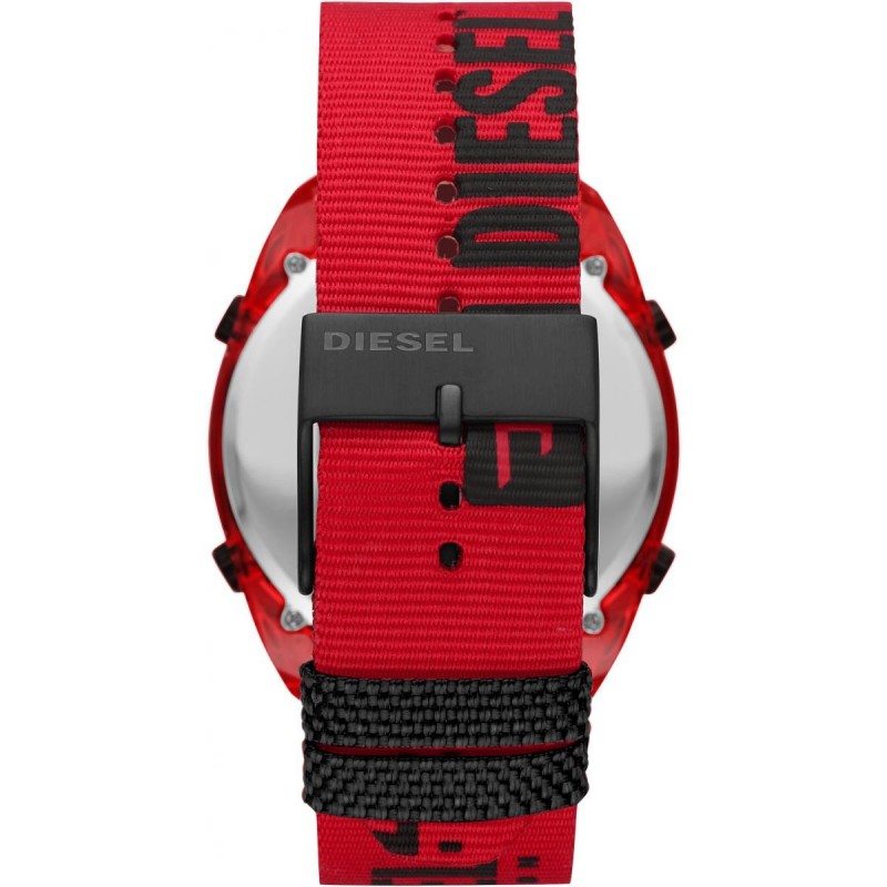 Montre Digital Diesel Bracelet Rouge