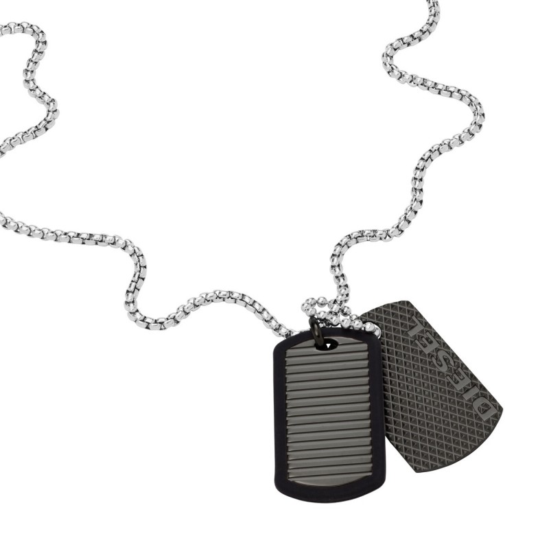 Collier Diesel Double Dogtags
