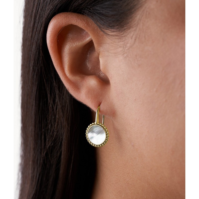 boucles d'oreilles Vintage Heritage doré