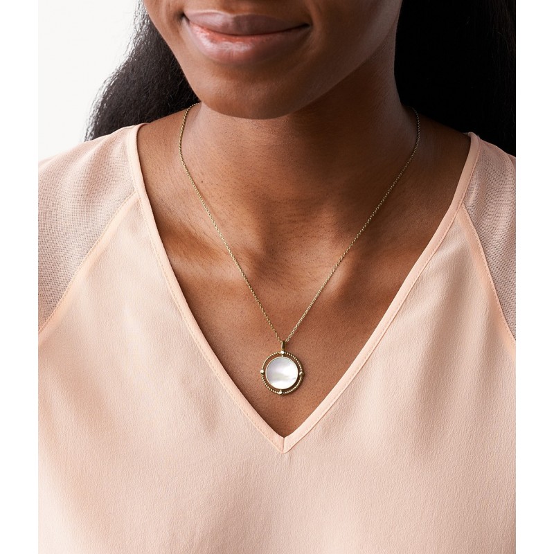 Collier Pendentif Tournant Val Vintage Heritage En Nacre