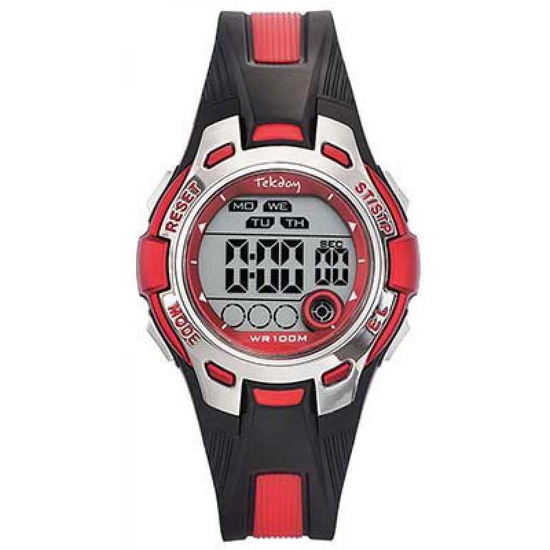 Montre Enfant Noir et Rouge