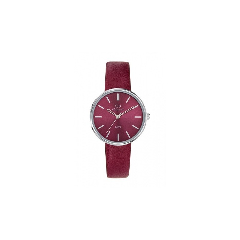 MONTRE GO GIRL ONLY CUIR ROUGE