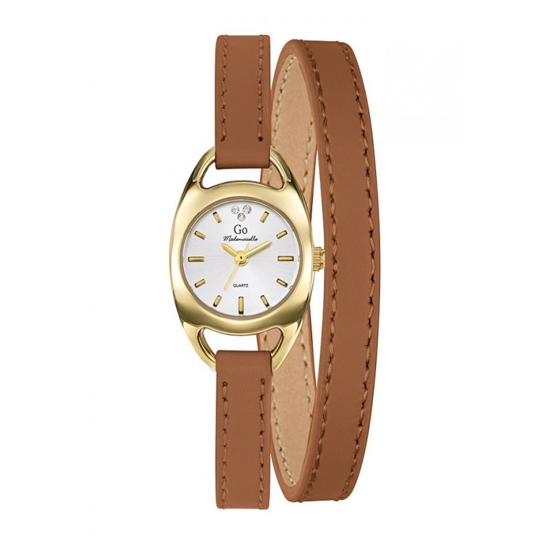 MONTRE GO GIRL ONLY CUIR MARRON