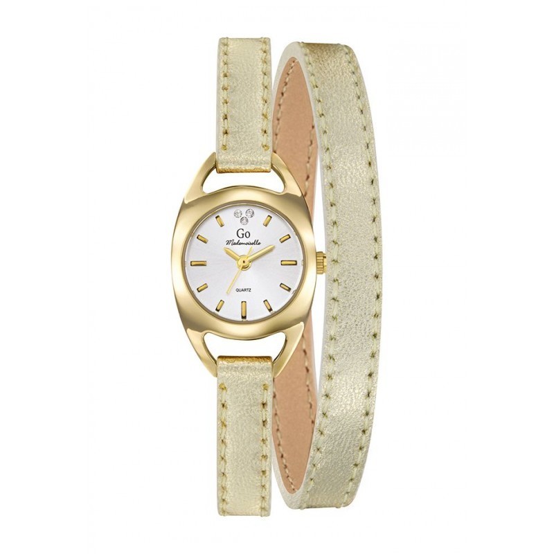 MONTRE GO GIRL ONLY CUIR DORE