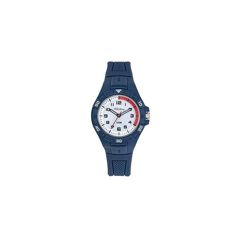 Montre Enfant bleue et blanche