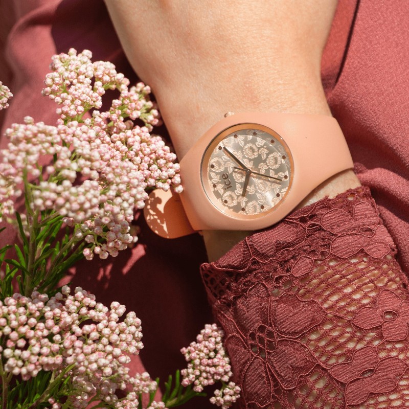 Montre Ice Watch Flower Blush Chic Medium