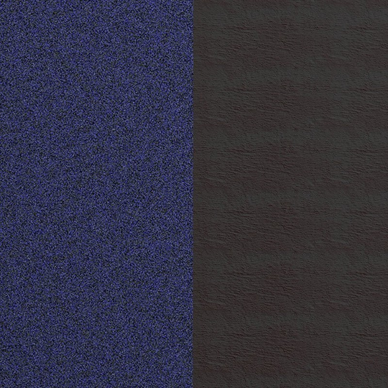 Cuir pour bracelet 25 mm Les Georgettes Nuit étoilée/Brun Ecorce