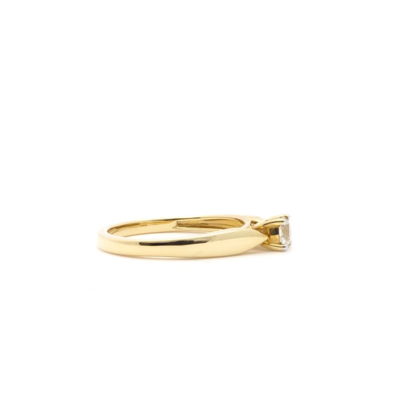 Bague Solitaire Carador Or jaune 375 et Diamant
