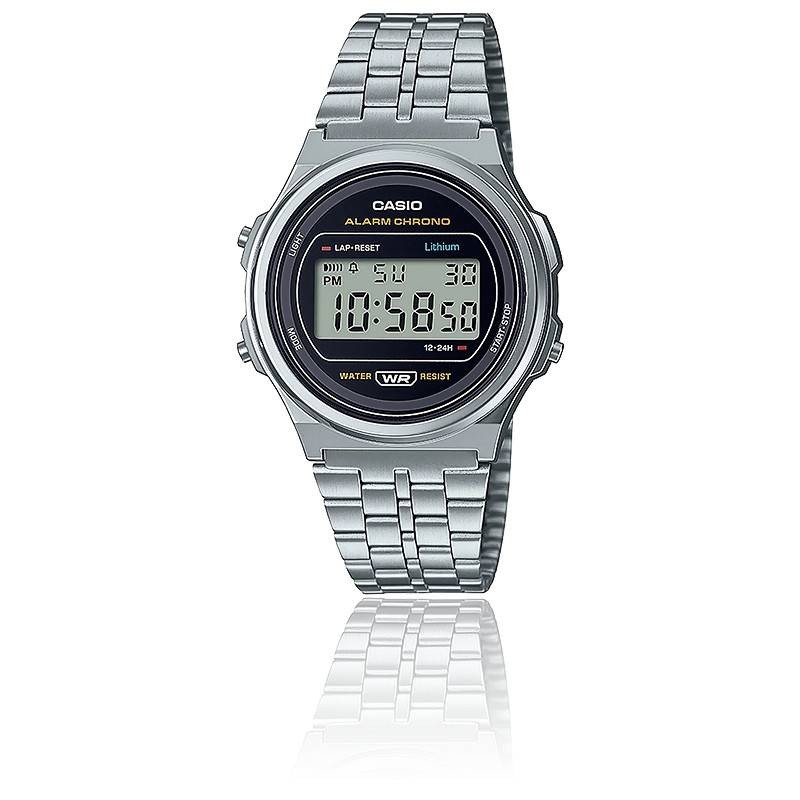 Montre Casio Argenté Mixte