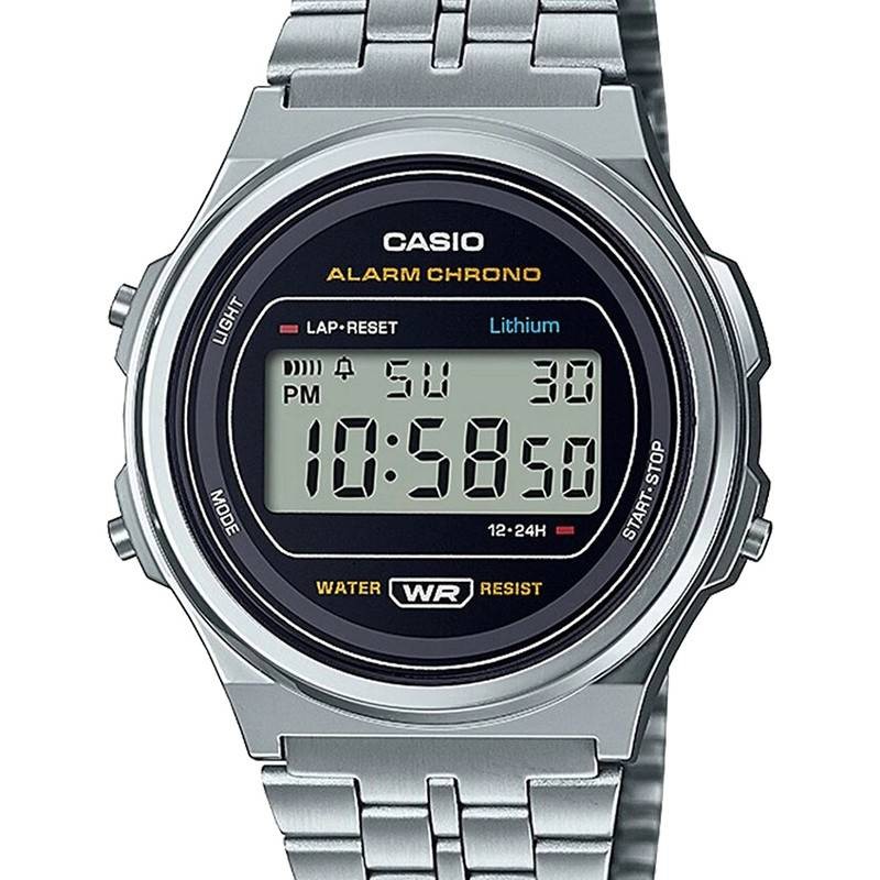 Montre Casio Argenté Mixte