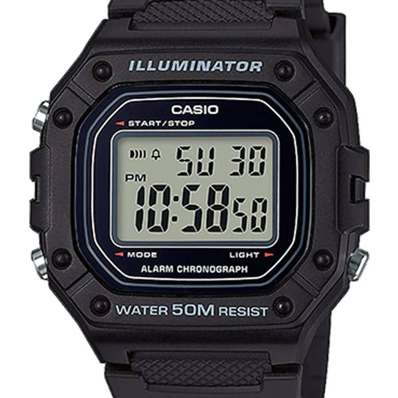 Montre Casio Sport en Résine Noir