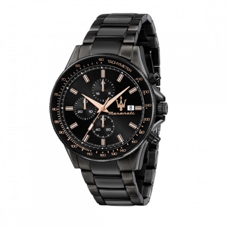 Montre Homme Maserati Bracelet en Acier Noir