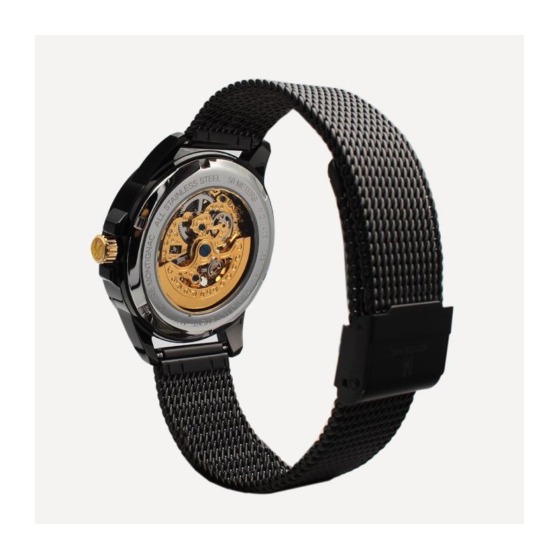 Montre Homme Montignac Bracelet Noir
