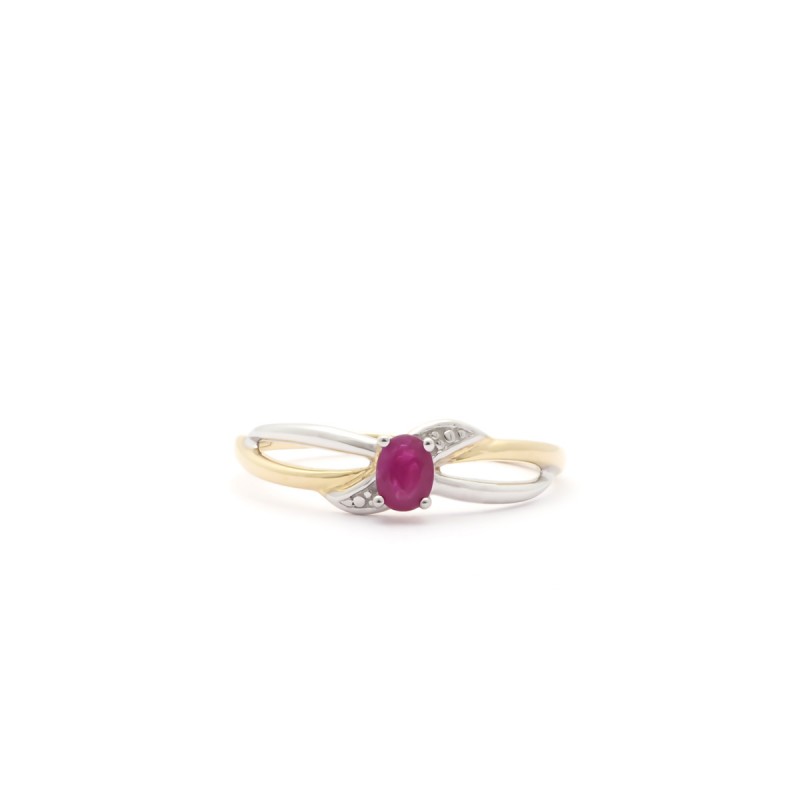 Bague Femme Carador Rubis et Or 375/000