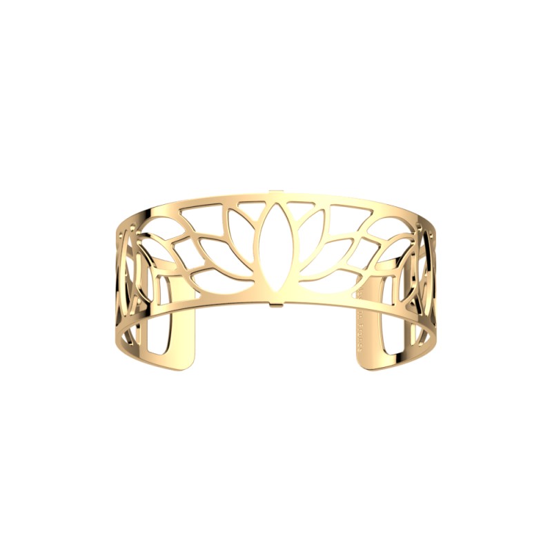 Manchette lotus Les Georgettes finition dorée 25 mm