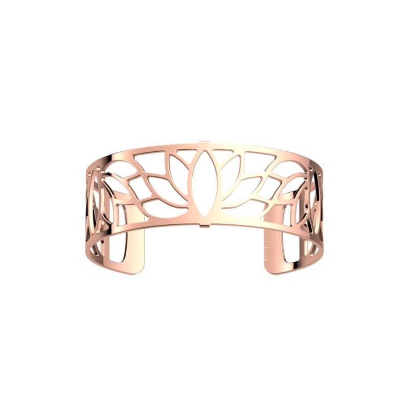 Manchette femme lotus Les Georgettes couleur dorée rose 25 mm