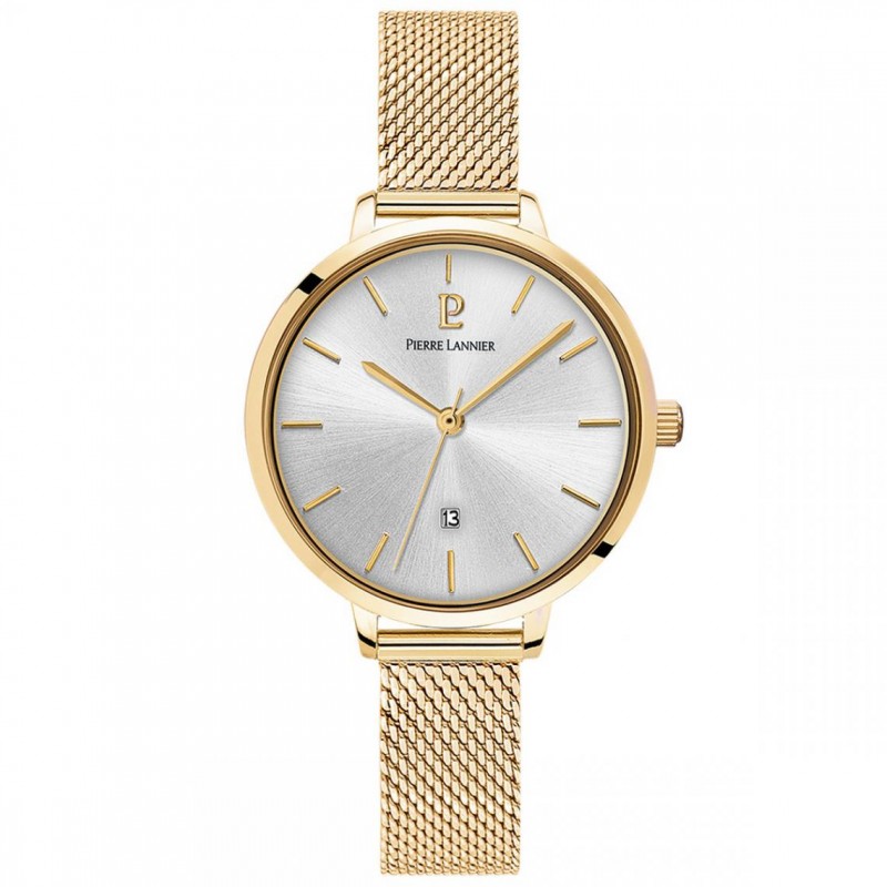 Montre Femme Pierre Lannier Bracelet en Acier Doré