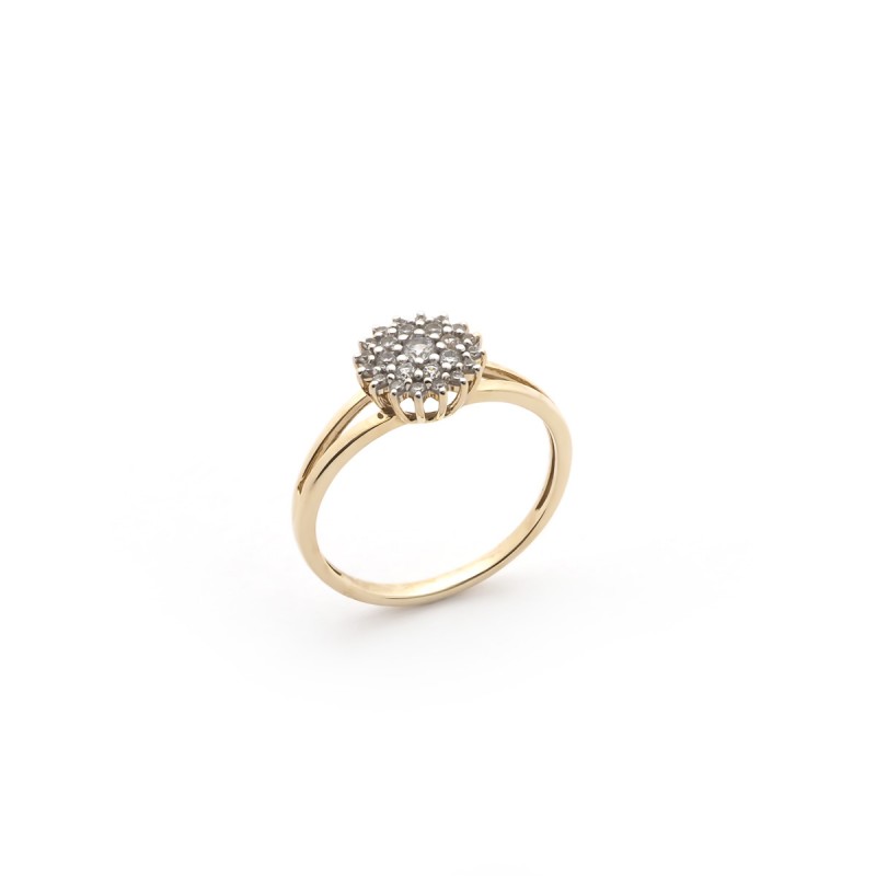 Bague femme Carador Or 375/000 et Oxyde de zirconium